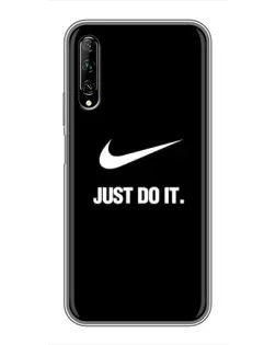 Чехол для Huawei Y7 Pro 2019 с картинкой «Классический принт Nike»