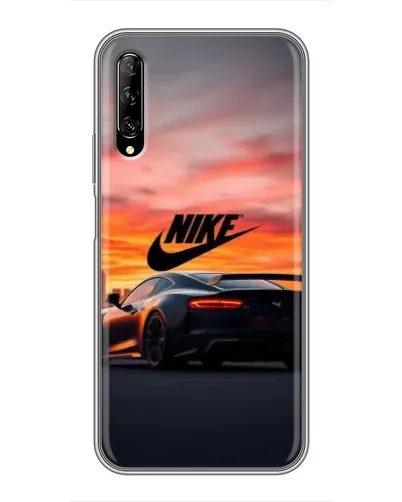 Чехол для Huawei Y7 Pro 2019 с картинкой «Nike и суперкар»