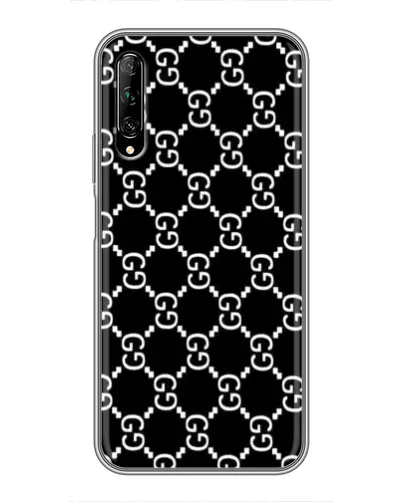 Чехол для Huawei Y7 Pro 2019 с картинкой «Gucci — сетчатый паттерн»