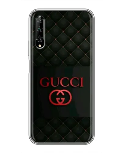 Чехол для Huawei Y7 Pro 2019 с картинкой «Gucci — стеганый черный»