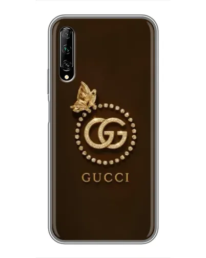 Чехол для Huawei Y7 Pro 2019 с картинкой «Gucci — золотая бабочка»