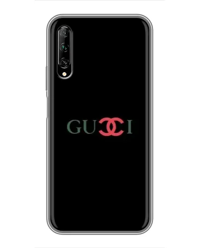Чехол для Huawei Y7 Pro 2019 с картинкой «Gucci — красный градиент»