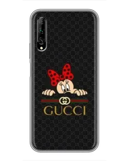 Чехол для Huawei Y7 Pro 2019 с картинкой «Минни Маус Gucci — черный» Чехол для Huawei Y7 Pro 2019 с картинкой «Минни Маус Gucci — черный»