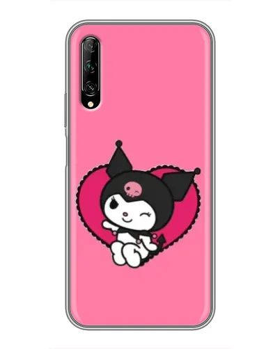 Чехол для Huawei Y7 Pro 2019 с картинкой «Kuromi — любовь в сердце»