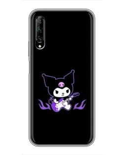 Чехол для Huawei Y7 Pro 2019 с картинкой «Электрическая Kuromi»