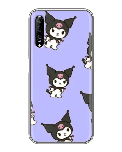 Чехол для Huawei Y7 Pro 2019 с картинкой «Паттерн с Kuromi»