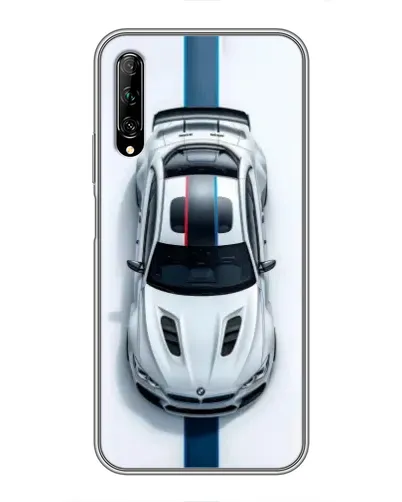Чехол для Huawei Y7 Pro 2019 с картинкой «Вид сверху — BMW M»
