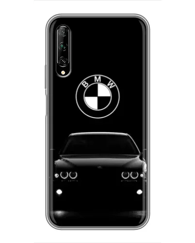 Чехол для Huawei Y7 Pro 2019 с картинкой «BMW — взгляд из темноты»