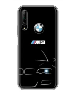 Чехол для Huawei Y7 Pro 2019 с картинкой «Минималистичный принт BMW M3» Чехол для Huawei Y7 Pro 2019 с картинкой «Минималистичный принт BMW M3»