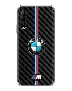 Чехол для Huawei Y7 Pro 2019 с картинкой «Эмблема BMW и карбон» Чехол для Huawei Y7 Pro 2019 с картинкой «Эмблема BMW и карбон»