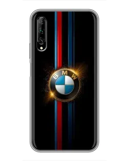 Чехол для Huawei Y7 Pro 2019 с картинкой «BMW M-Power неон» Чехол для Huawei Y7 Pro 2019 с картинкой «BMW M-Power неон»