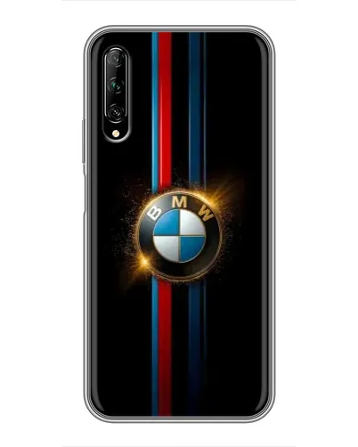 Чехол для Huawei Y7 Pro 2019 с картинкой «BMW M-Power неон»