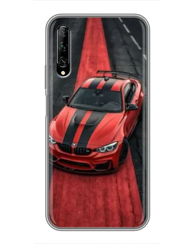 Чехол для Huawei Y7 Pro 2019 с картинкой «BMW на красной дорожке»