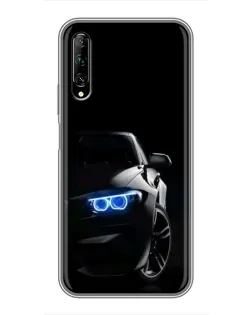 Чехол для Huawei Y7 Pro 2019 с картинкой «BMW — ночной взгляд» Чехол для Huawei Y7 Pro 2019 с картинкой «BMW — ночной взгляд»