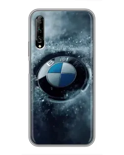 Чехол для Huawei Y7 Pro 2019 с картинкой «Логотип BMW — лед» Чехол для Huawei Y7 Pro 2019 с картинкой «Логотип BMW — лед»