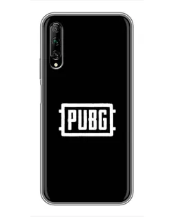 Чехол для Huawei Y7 Pro 2019 с картинкой «Лого BMW — металлический блеск»
