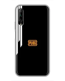 Чехол для Huawei Y7 Pro 2019 с картинкой «PUBG — вертикальные линии»
