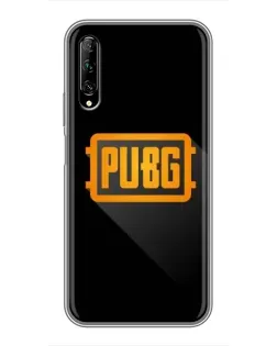 Чехол для Huawei Y7 Pro 2019 с картинкой «PUBG — рамка лого»