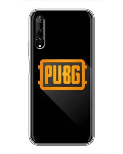 Чехол для Huawei Y7 Pro 2019 с картинкой «PUBG — рамка лого»