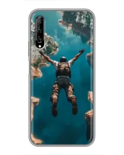 Чехол для Huawei Y7 Pro 2019 с картинкой «PUBG — свободное падение»