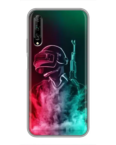Чехол для Huawei Y7 Pro 2019 с картинкой «PUBG — огненный воин»