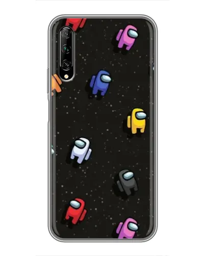 Чехол для Huawei Y7 Pro 2019 с картинкой «Космический паттерн Among Us»