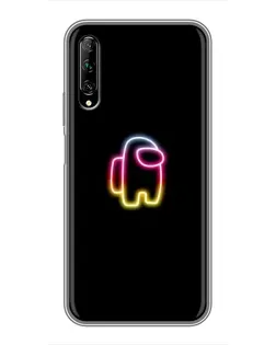 Чехол для Huawei Y7 Pro 2019 с картинкой «Among Us градиент»