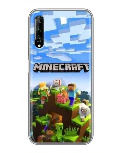 Чохол для Huawei Y7 Pro 2019 з картинкою «Minecraft класичний світ»