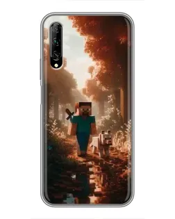 Чохол для Huawei Y7 Pro 2019 з картинкою «Стів у лісі»