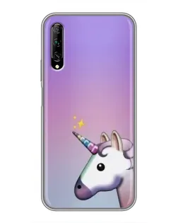 Чехол для Huawei Y7 Pro 2019 с картинкой «Единорог градиент» Чехол для Huawei Y7 Pro 2019 с картинкой «Единорог градиент»