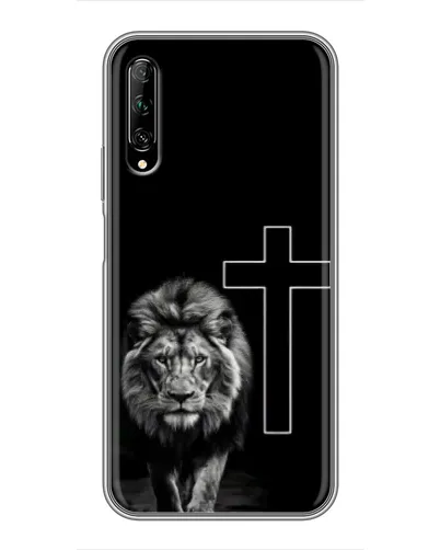 Чехол для Huawei Y7 Pro 2019 с картинкой «Лев и Крест»
