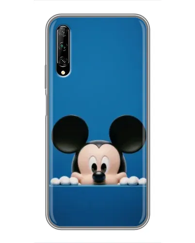 Чехол для Huawei Y7 Pro 2019 с картинкой «Микки выглядывает» Чехол для Huawei Y7 Pro 2019 с картинкой «Микки выглядывает»