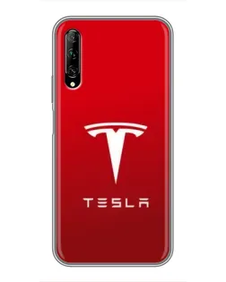 Чехол для Huawei Y7 Pro 2019 с картинкой «Tesla Red Classic»