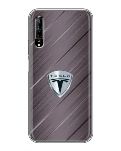 Чехол для Huawei Y7 Pro 2019 с картинкой «Металлическая текстура Tesla» Чехол для Huawei Y7 Pro 2019 с картинкой «Металлическая текстура Tesla»