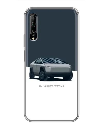 Чехол для Huawei Y7 Pro 2019 с картинкой «Серебристый Cybertruck Tesla» Чехол для Huawei Y7 Pro 2019 с картинкой «Серебристый Cybertruck Tesla»