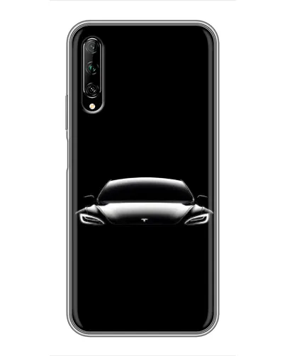 Чехол для Huawei Y7 Pro 2019 с картинкой «Фары Tesla Night» Чехол для Huawei Y7 Pro 2019 с картинкой «Фары Tesla Night»