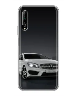 Чехол для Huawei Y7 Pro 2019 с картинкой «Mercedes AMG GT Silver»