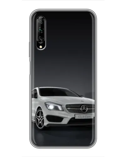 Чехол для Huawei Y7 Pro 2019 с картинкой «Mercedes AMG GT Silver»