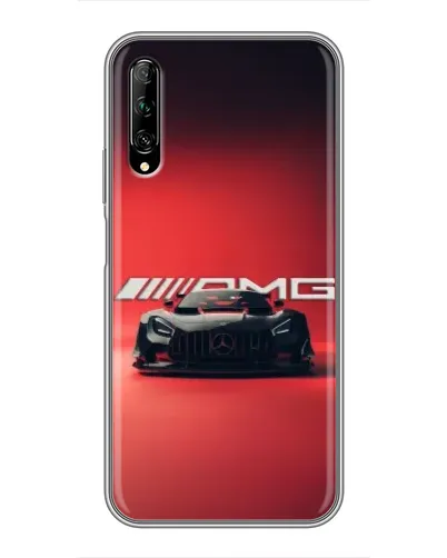Чехол для Huawei Y7 Pro 2019 с картинкой «Mercedes AMG — красная линия»