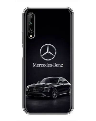 Чехол для Huawei Y7 Pro 2019 с картинкой «Mercedes — решетка радиатора»