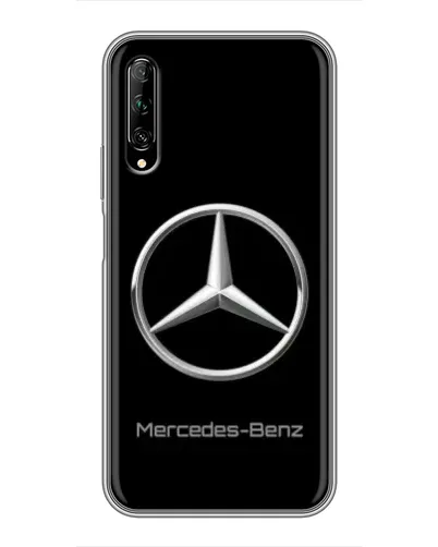 Чехол для Huawei Y7 Pro 2019 с картинкой «Mercedes Silver Logo»
