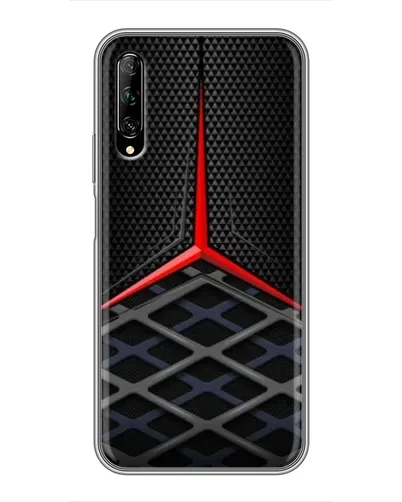 Чехол для Huawei Y7 Pro 2019 с картинкой «Mercedes Carbon Grid»