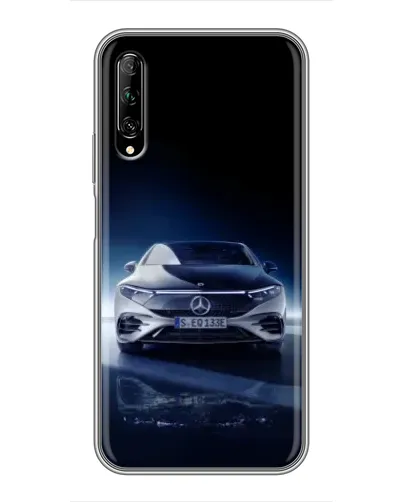 Чехол для Huawei Y7 Pro 2019 с картинкой «Ночной Mercedes EQ»