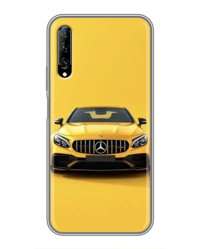 Чехол для Huawei Y7 Pro 2019 с картинкой «Желтый Mercedes GT»