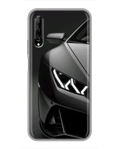 Чехол для Huawei Y7 Pro 2019 с картинкой «Lamborghini фары детализация»