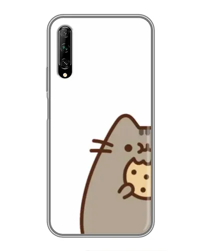 Чехол для Huawei Y7 Pro 2019 с картинкой «Пушин с печеньем» Чехол для Huawei Y7 Pro 2019 с картинкой «Пушин с печеньем»