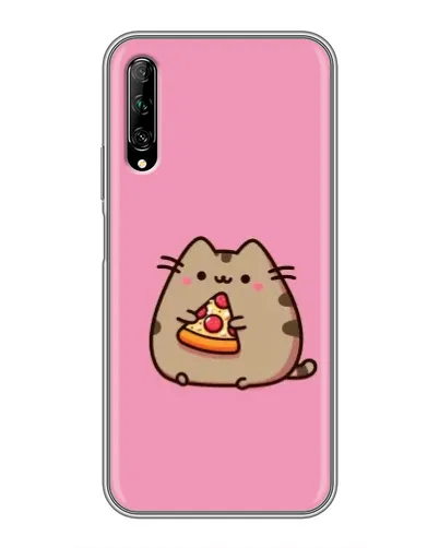 Чехол для Huawei Y7 Pro 2019 с картинкой «Пушин с пиццей» Чехол для Huawei Y7 Pro 2019 с картинкой «Пушин с пиццей»