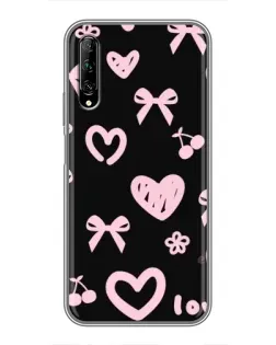 Чехол для Huawei Y7 Pro 2019 с картинкой «Сатиновый бант»
