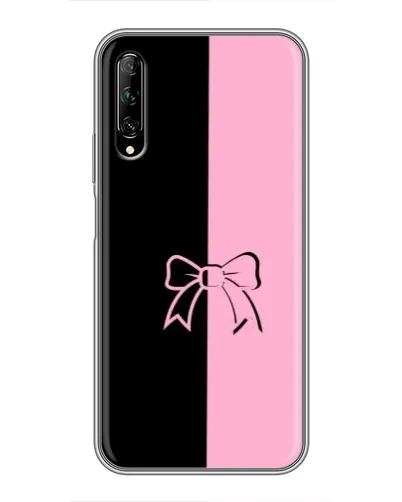 Чехол для Huawei Y7 Pro 2019 с картинкой «Половинки банта»