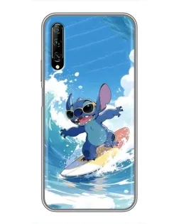 Чехол для Huawei Y7 Pro 2019 с картинкой «Стич на волне»